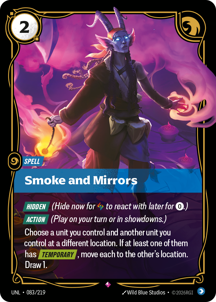 Smoke and Mirrors – UNL-083/219 – Rare