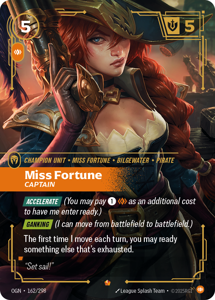 Miss Fortune, Captain – OGN-162/298 – Epic