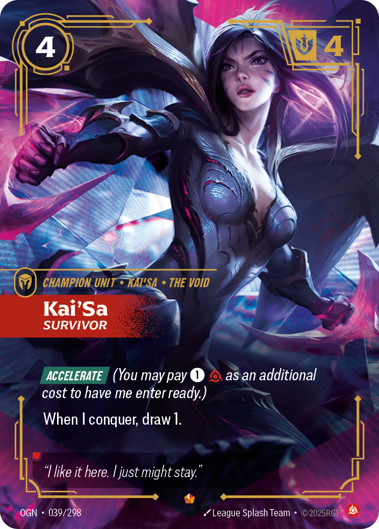 Kai'Sa, Survivor – OGN-039/298 – Epic