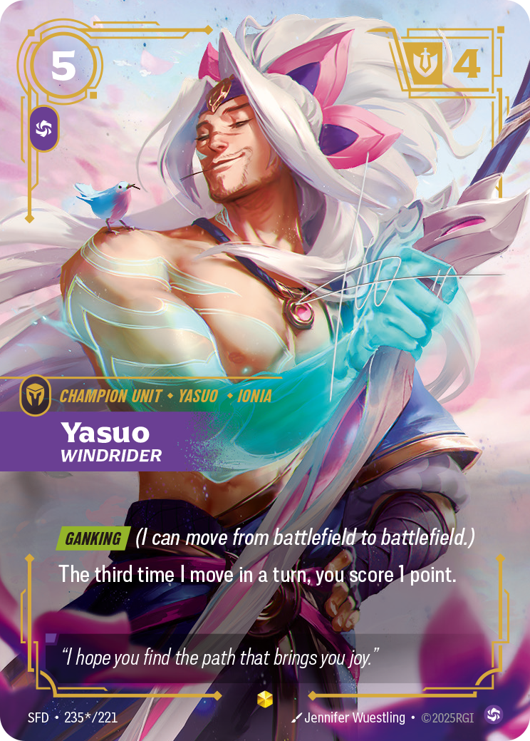 Yasuo, Windrider – SFD-235*/221 – OVN Signature