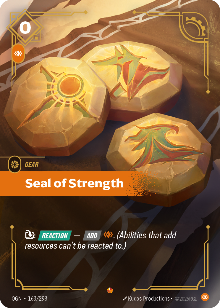 Seal of Strength – OGN-163/298 – Epic