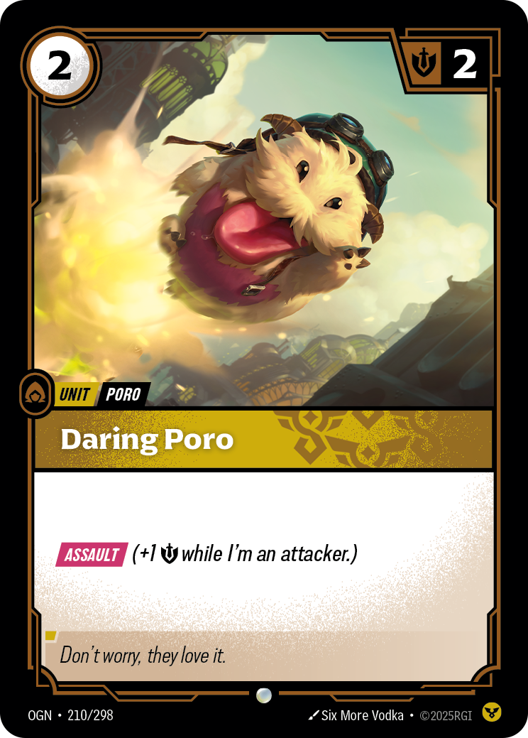 Daring Poro – OGN-210/298 – Common