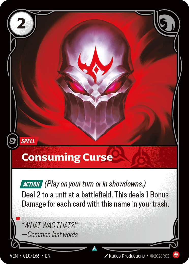 Consuming Curse – VEN-010/166 – Uncommon