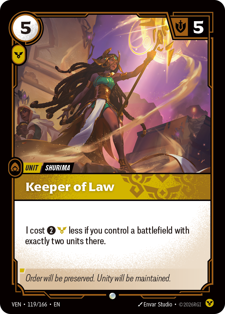 Keeper of Law – VEN-119/166 – Common