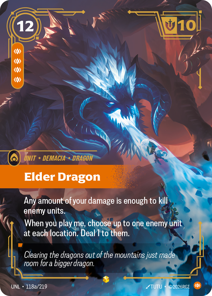 Elder Dragon – UNL-118a/219 – Epic
