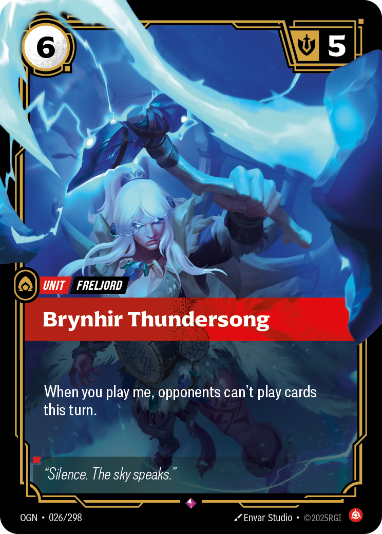 Brynhir Thundersong – OGN-026/298 – Rare