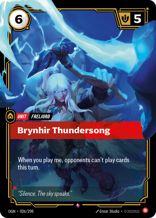Brynhir Thundersong – OGN-026/298 – Rare