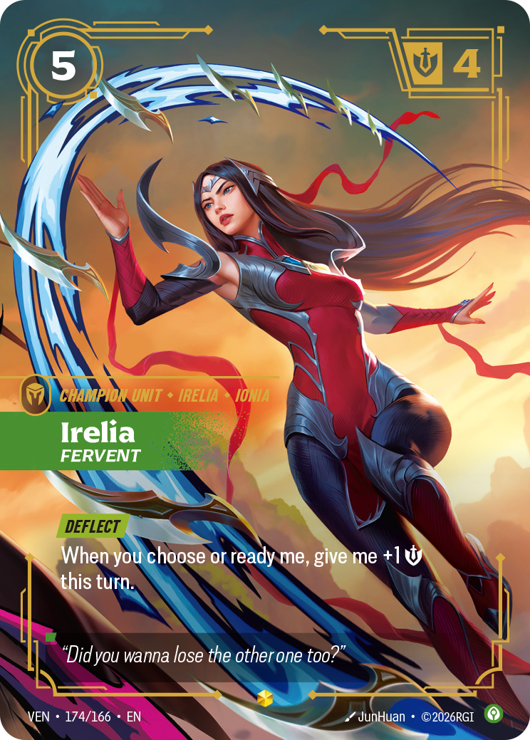 Irelia, Fervent – VEN-174/166 – OVN