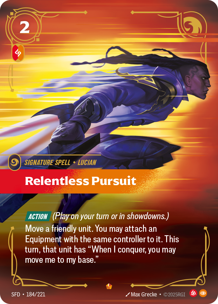 Relentless Pursuit – SFD-184/221 – Epic