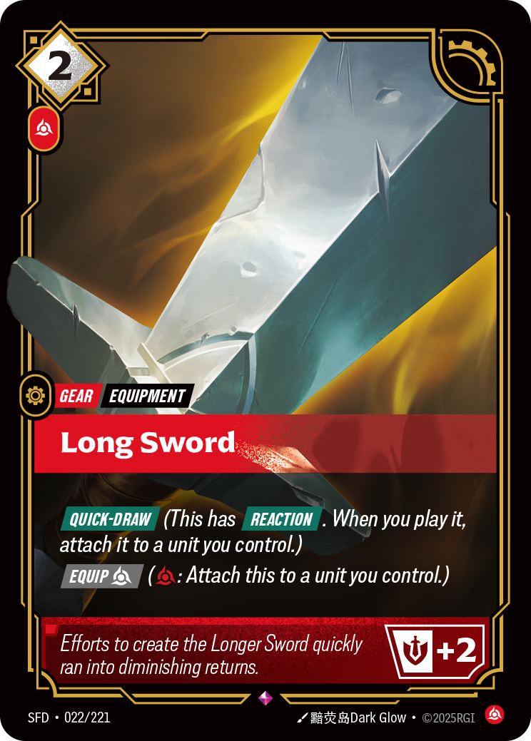 Long Sword – SFD-022/221 – Rare