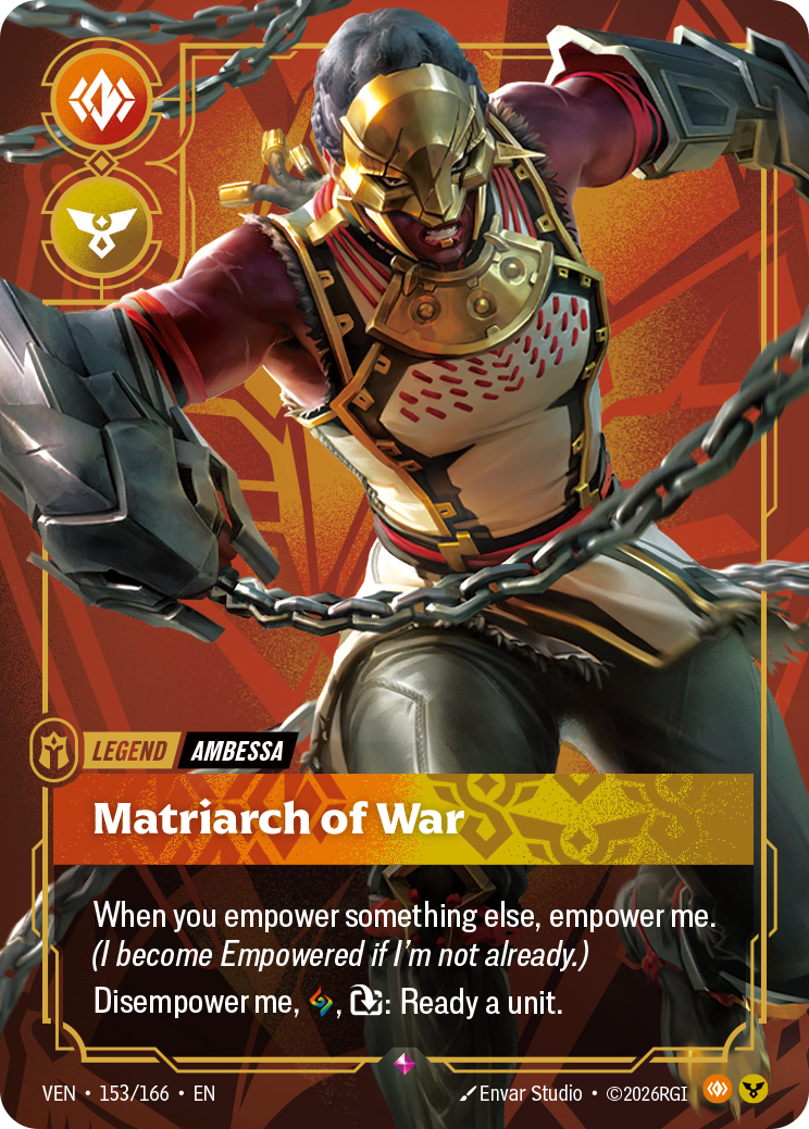 Matriarch of War – VEN-153/166 – Rare