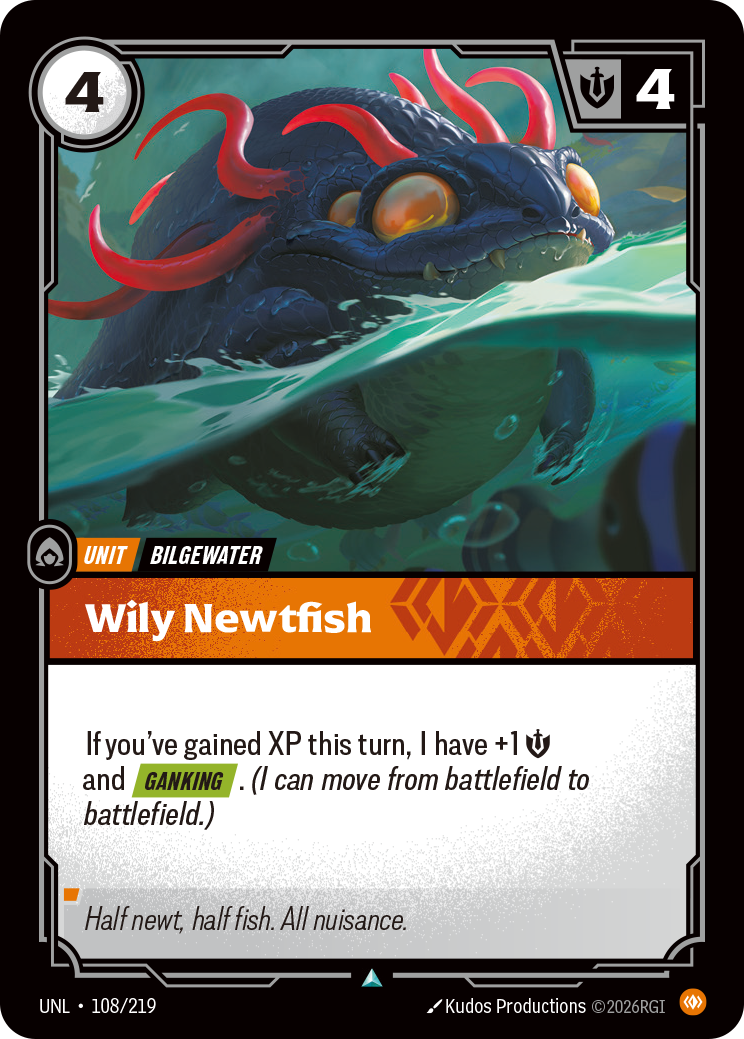 Wily Newtfish – UNL-108/219 – Uncommon