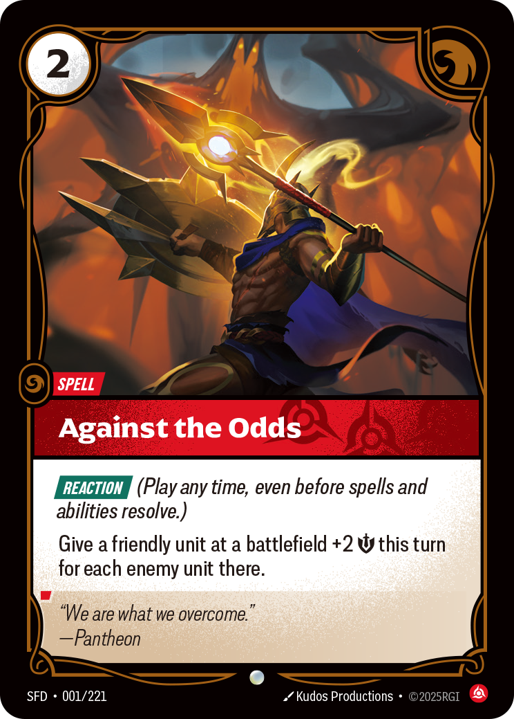 Against the Odds – SFD-001/221 – Common