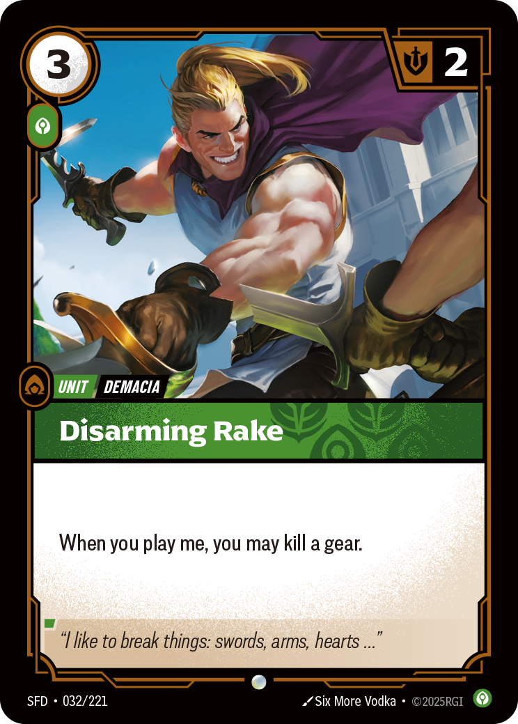 Disarming Rake – SFD-032/221 – Common