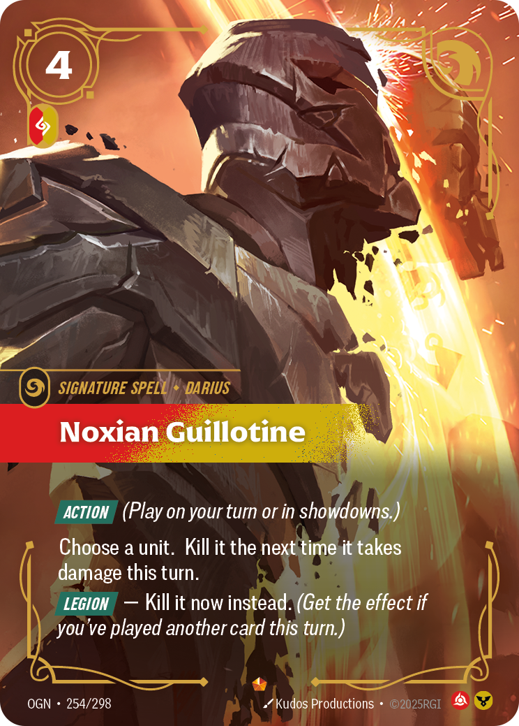 Noxian Guillotine – OGN-254/298 – Epic