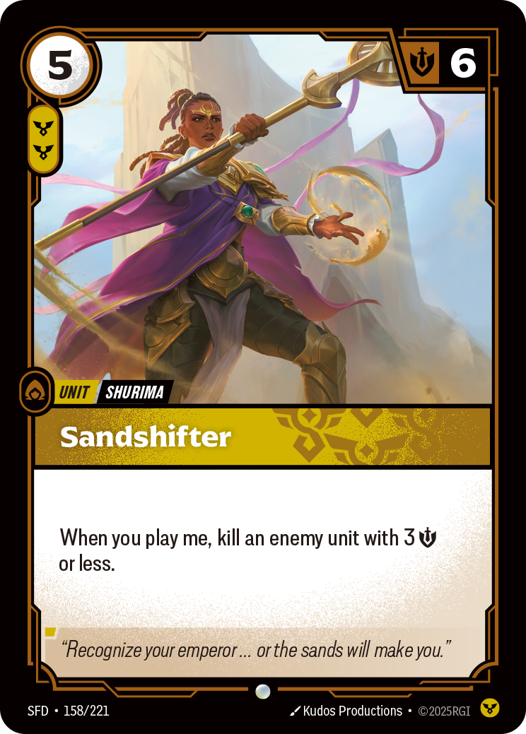 Sandshifter – SFD-158/221 – Common