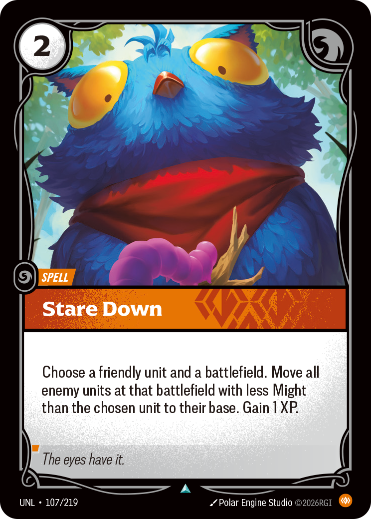 Stare Down – UNL-107/219 – Uncommon