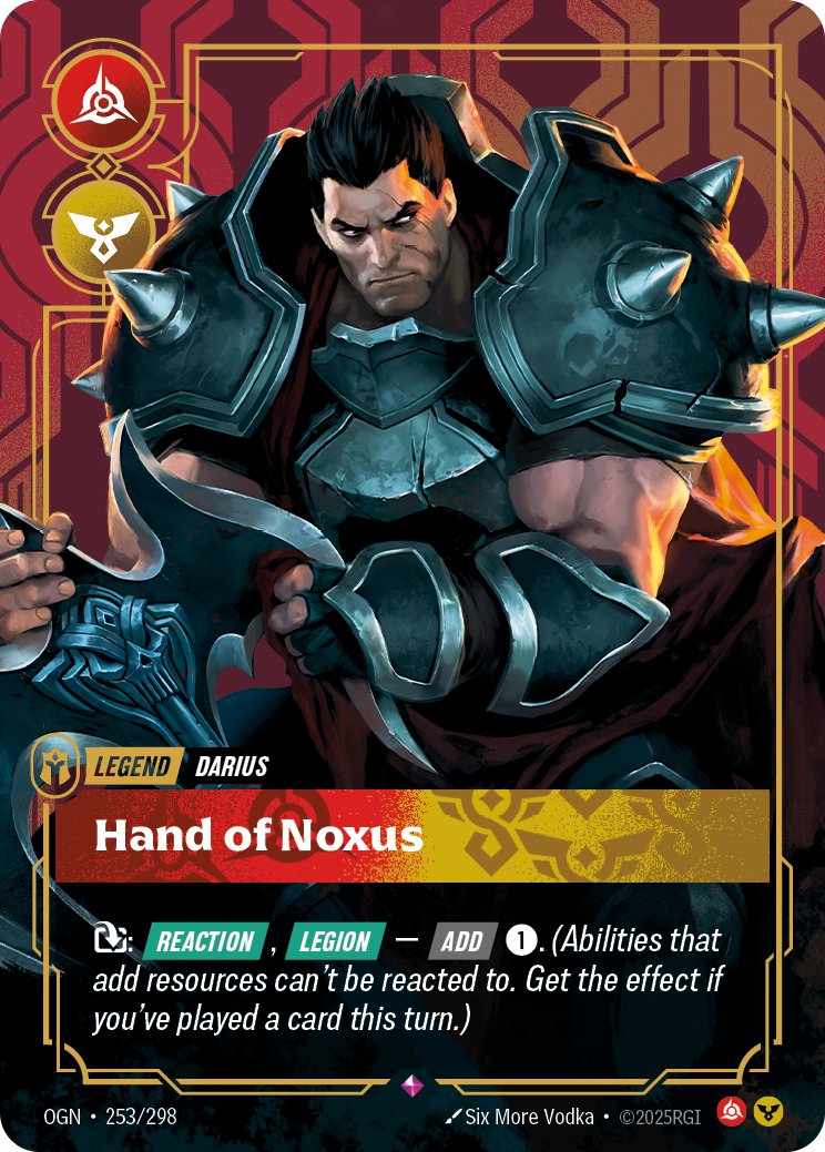 Hand of Noxus – OGN-253/298 – Rare