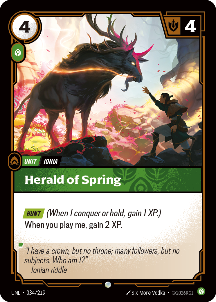 Herald of Spring – UNL-034/219 – Common