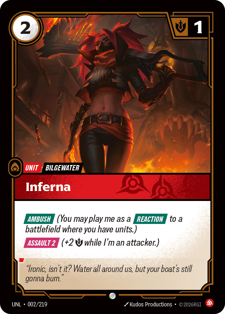 Inferna – UNL-002/219 – Common