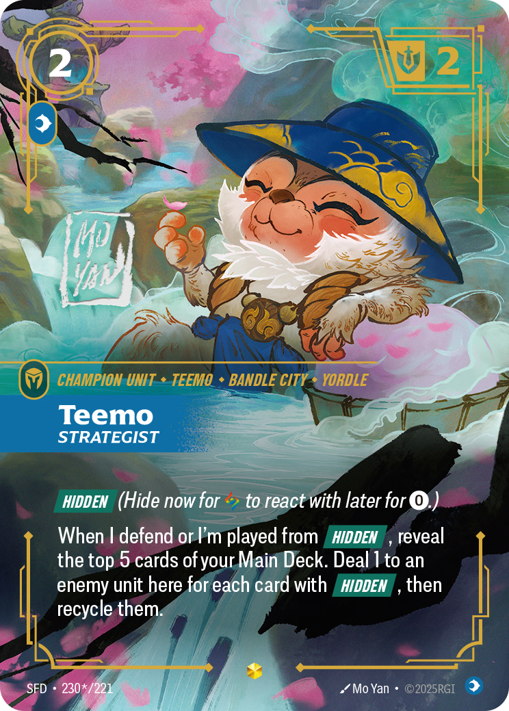 Teemo, Strategist – SFD-230*/221 – OVN Signature