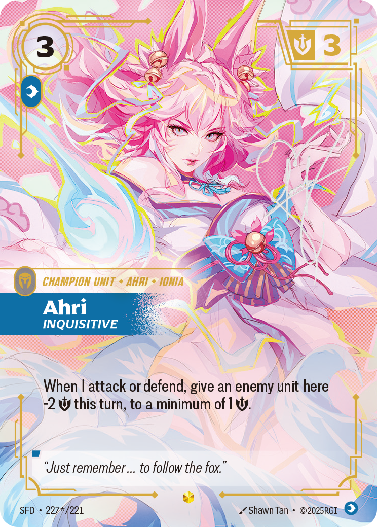 Ahri, Inquisitive – SFD-227*/221 – OVN Signature