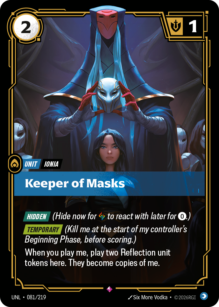 Keeper of Masks – UNL-081/219 – Rare