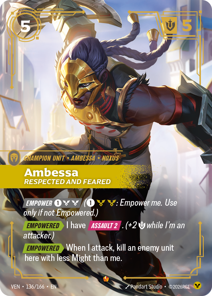 Ambessa, Respected and Feared – VEN-136/166 – Epic