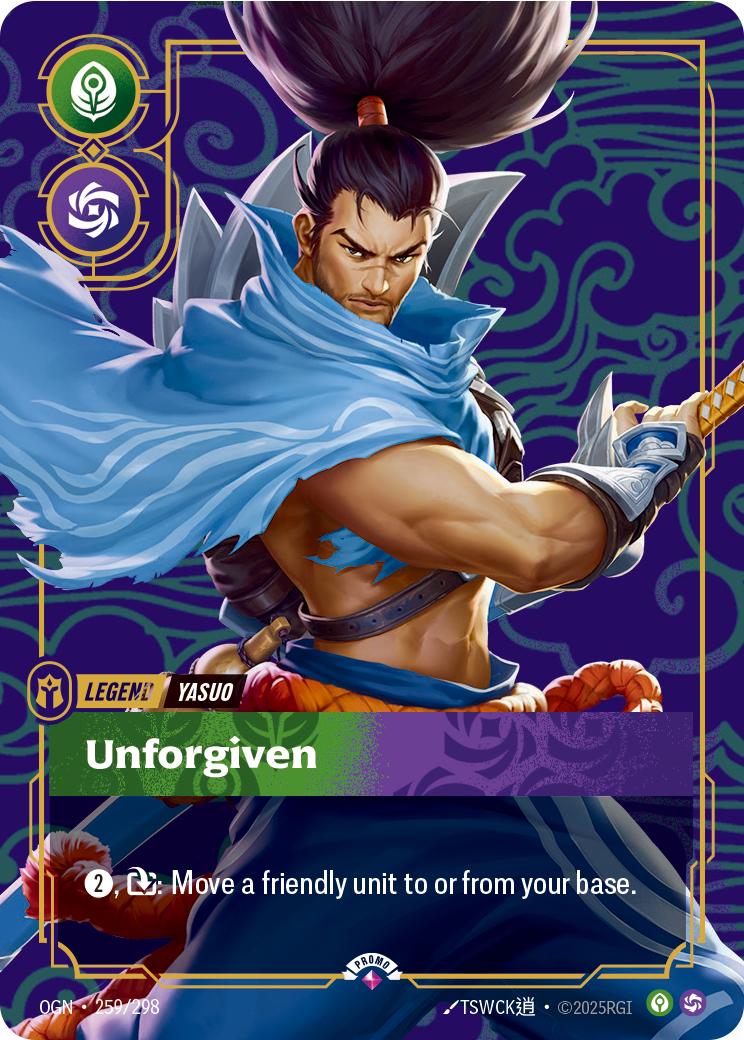 Unforgiven – OGN-259/298 – Rare