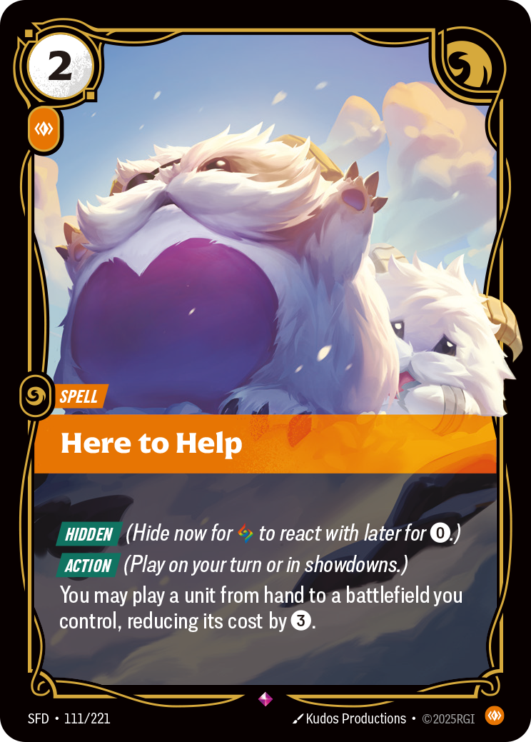 Here to Help – SFD-111/221 – Rare