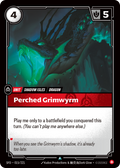 Perched Grimwyrm – SFD-015/221 – Uncommon