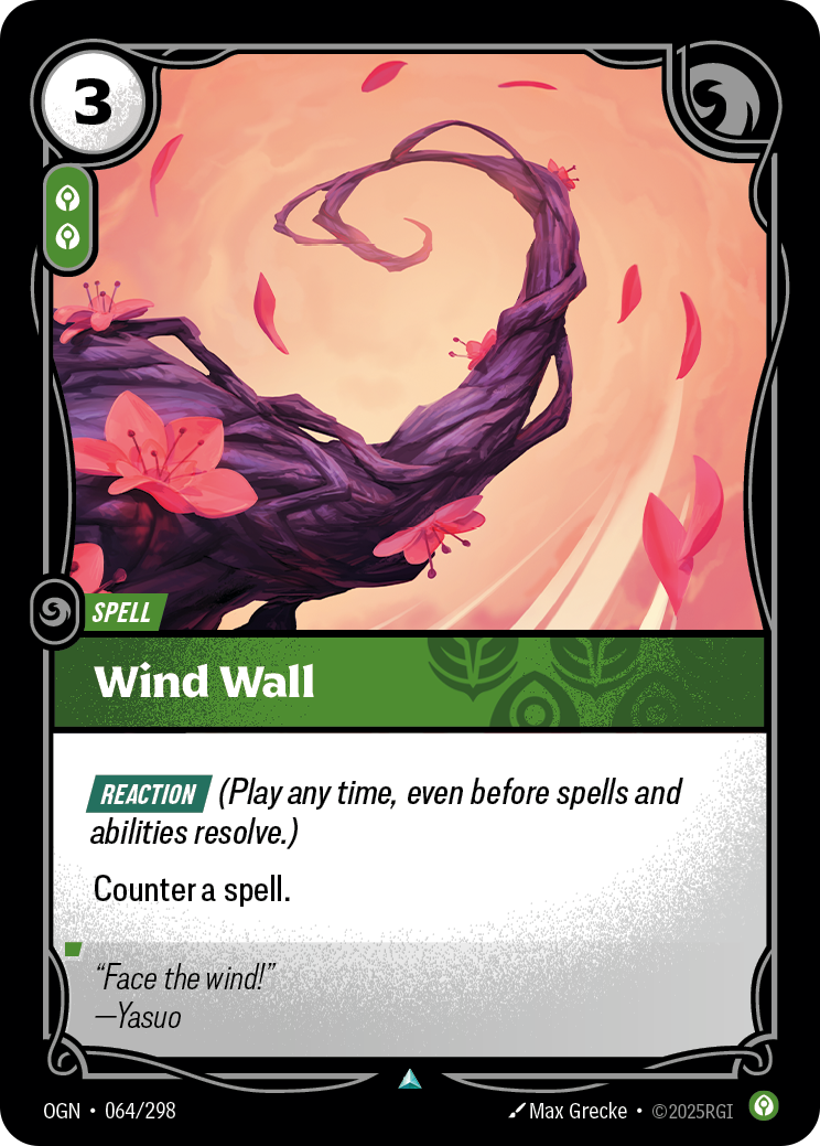 Wind Wall – OGN-064/298 – Uncommon