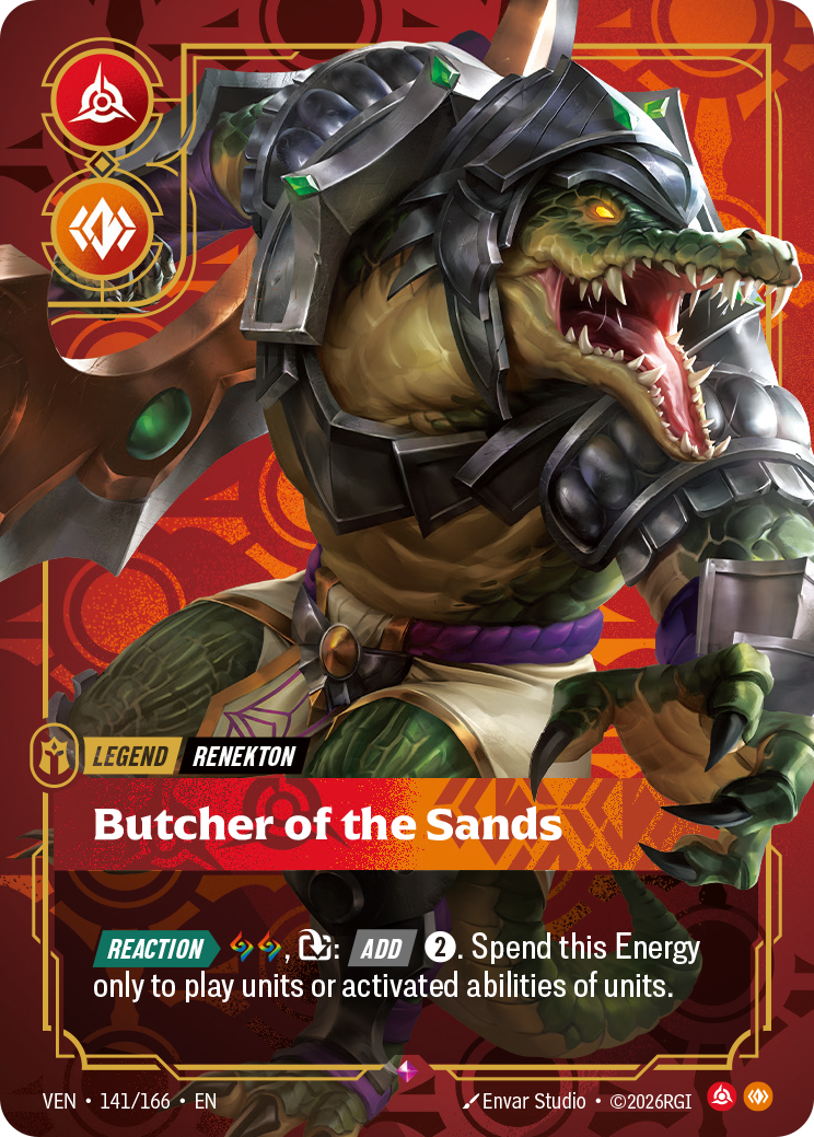 Butcher of the Sands – VEN-141/166 – Rare
