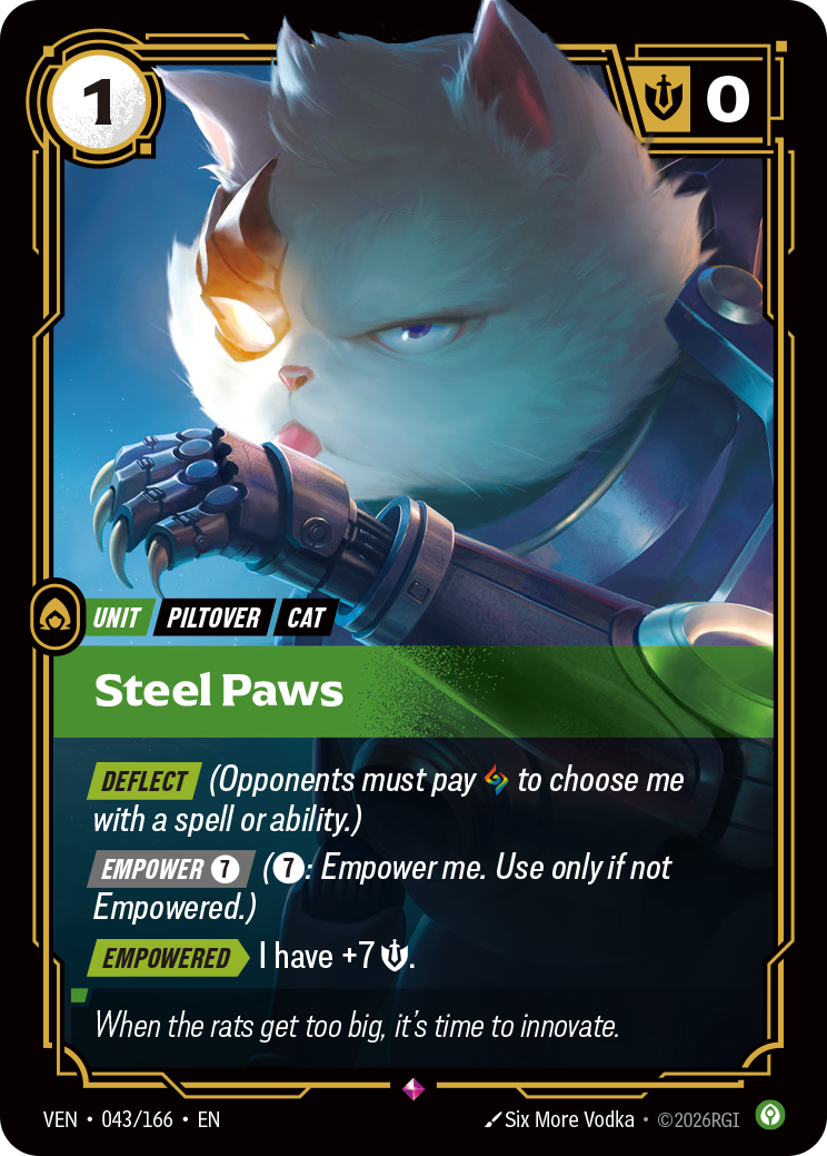 Steel Paws – VEN-043/166 – Rare