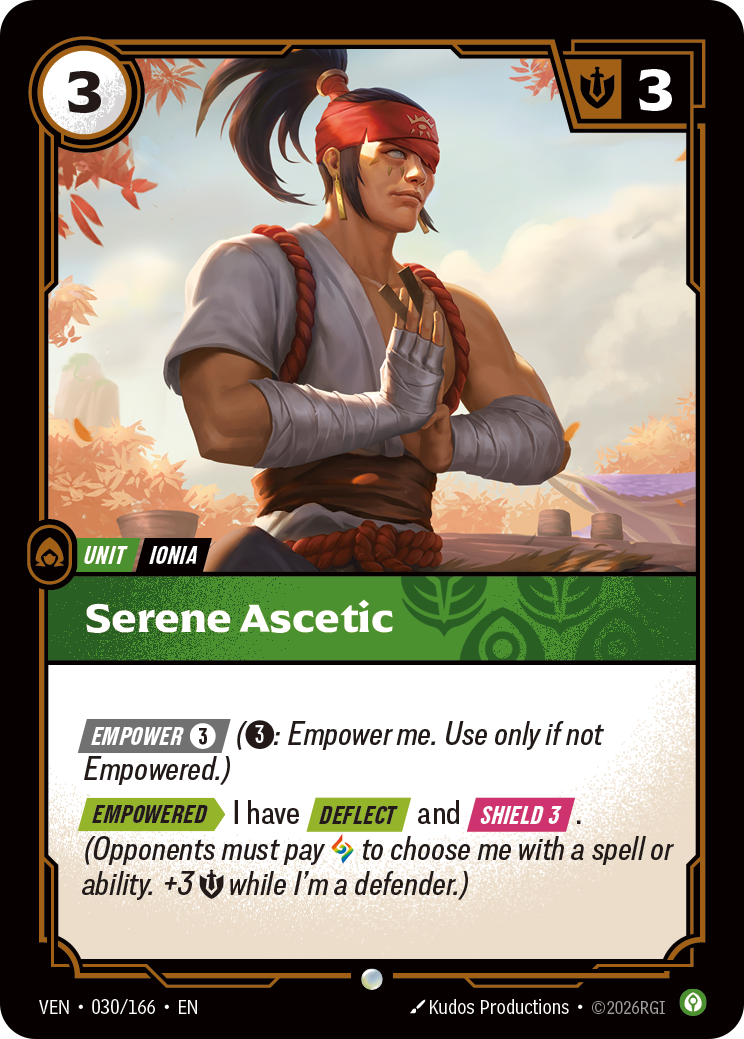 Serene Ascetic – VEN-030/166 – Common