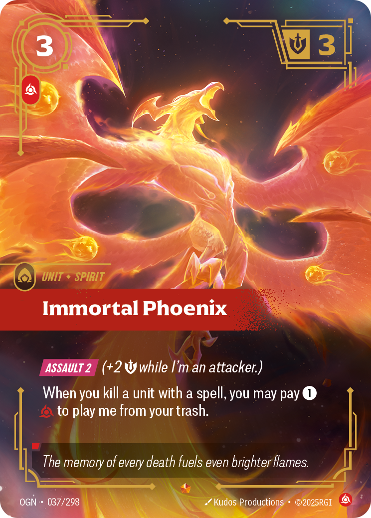 Immortal Phoenix – OGN-037/298 – Epic