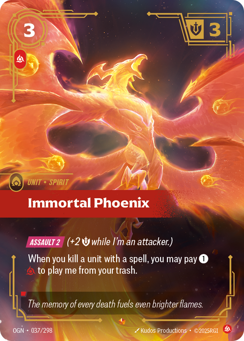 Immortal Phoenix – OGN-037/298 – Epic