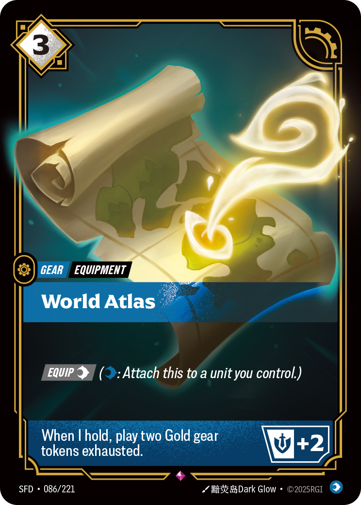 World Atlas – SFD-086/221 – Rare