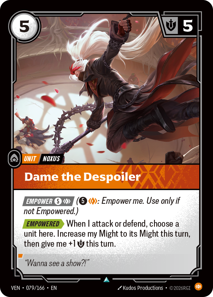 Dame the Despoiler – VEN-079/166 – Uncommon