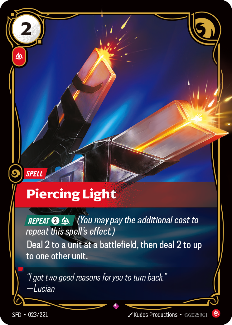 Piercing Light – SFD-023/221 – Rare