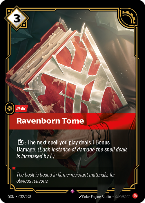 Ravenborn Tome – OGN-032/298 – Rare