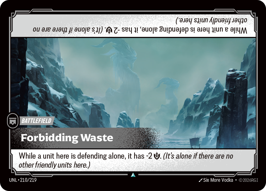 Forbidding Waste – UNL-210/219 – Uncommon