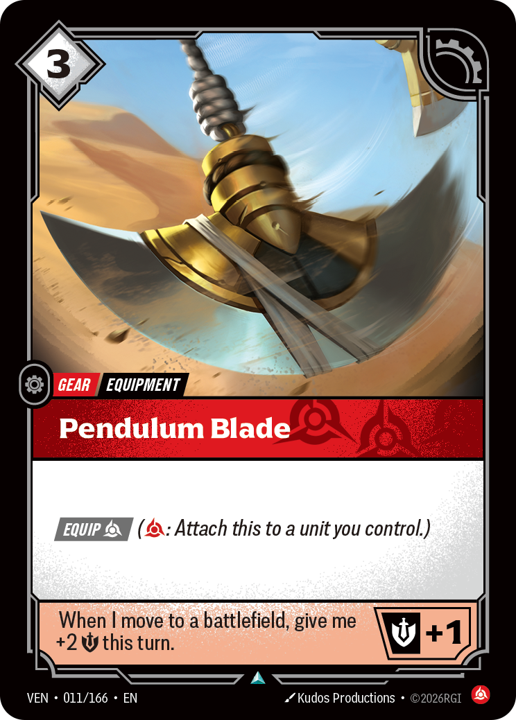 Pendulum Blade – VEN-011/166 – Uncommon
