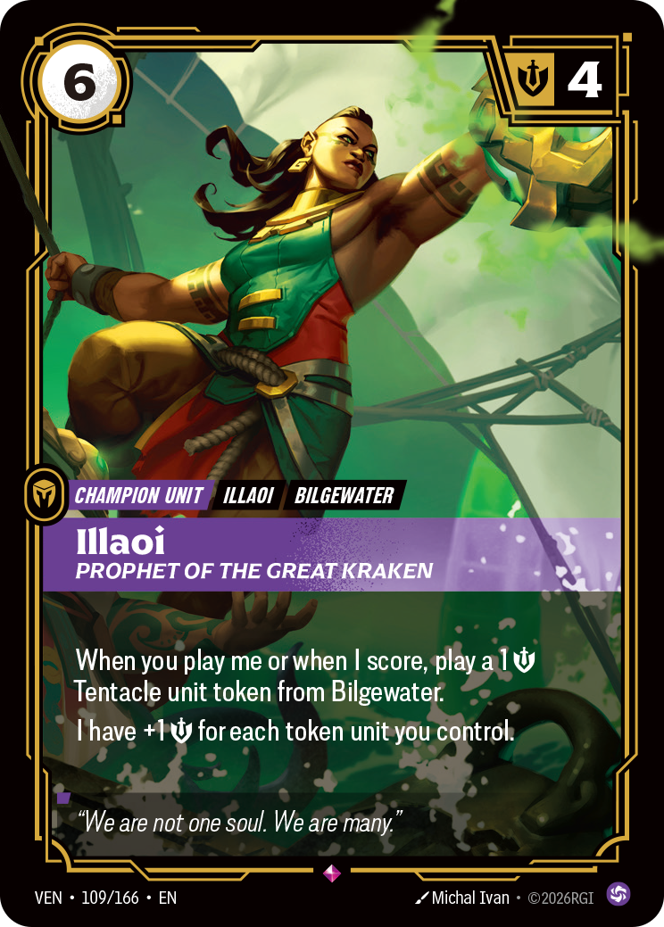 Illaoi, Prophet of the Great Kraken – VEN-109/166 – Rare