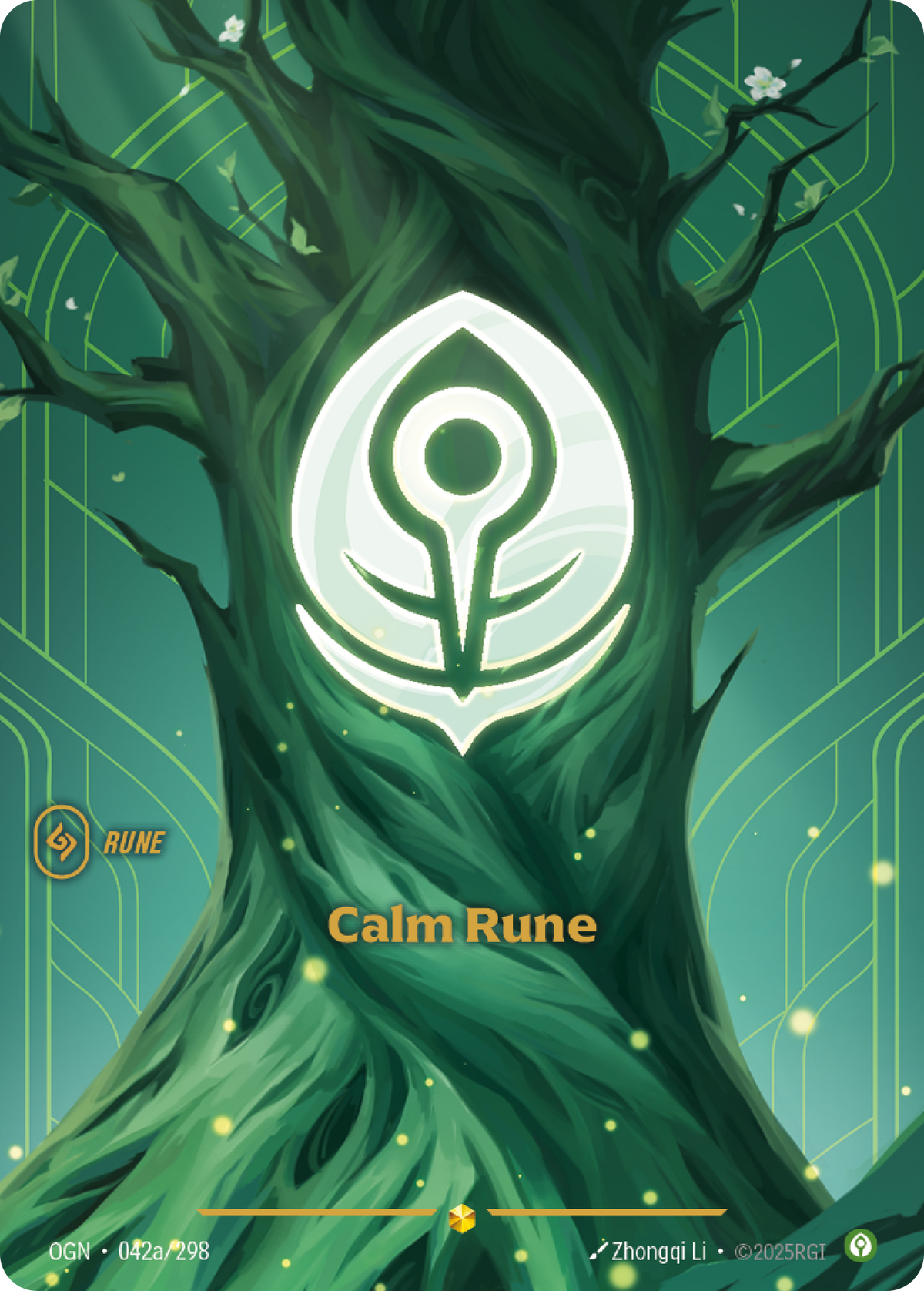 Calm Rune – OGN-042a/298 – Showcase
