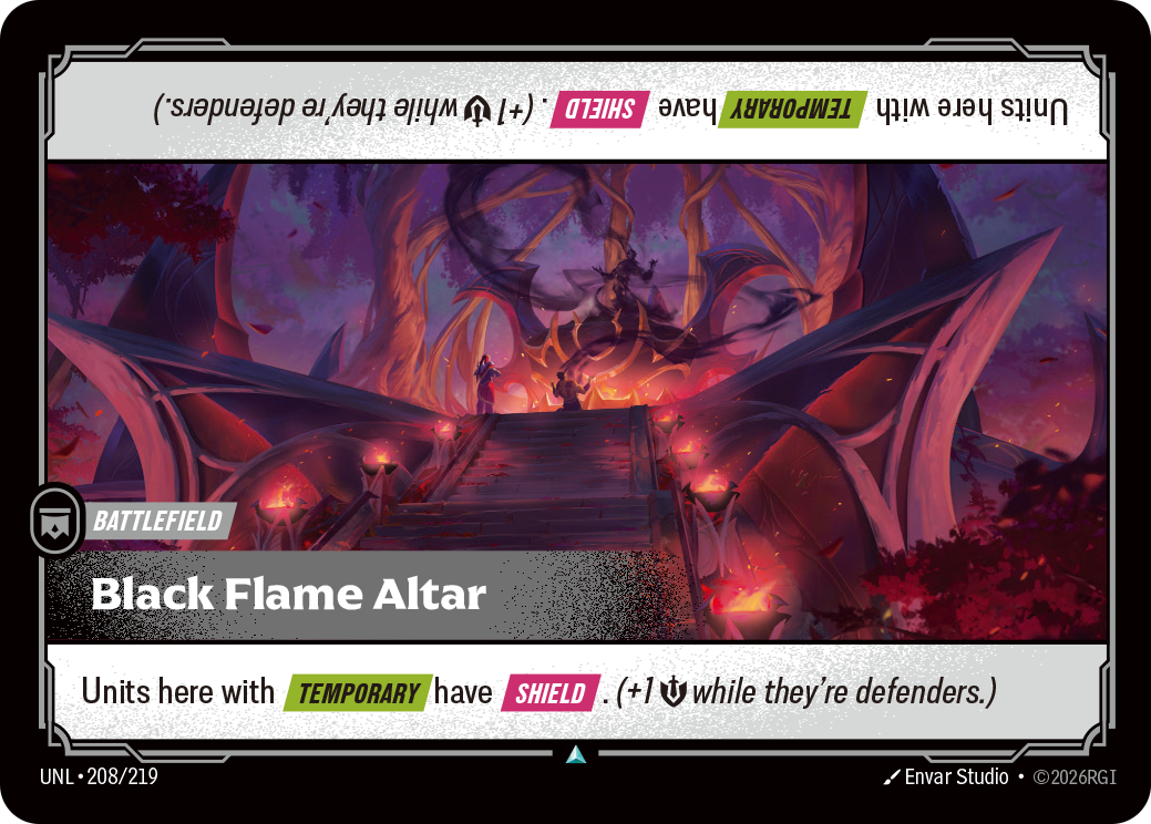 Black Flame Altar – UNL-208/219 – Uncommon