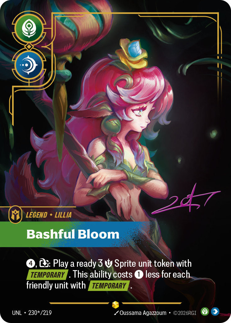 Bashful Bloom – UNL-230*/219 – OVN Signature