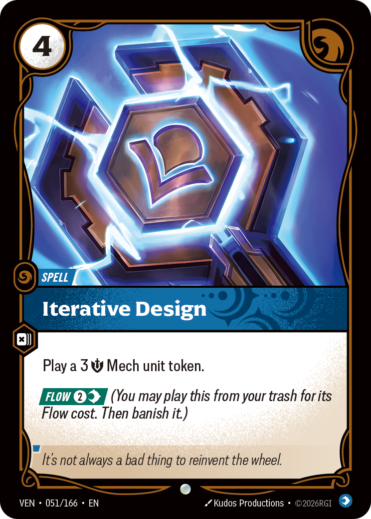 Iterative Design – VEN-051/166 – Common