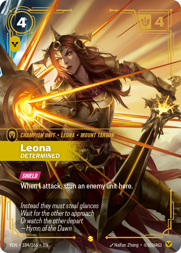 Leona, Determined – VEN-184/166 – OVN