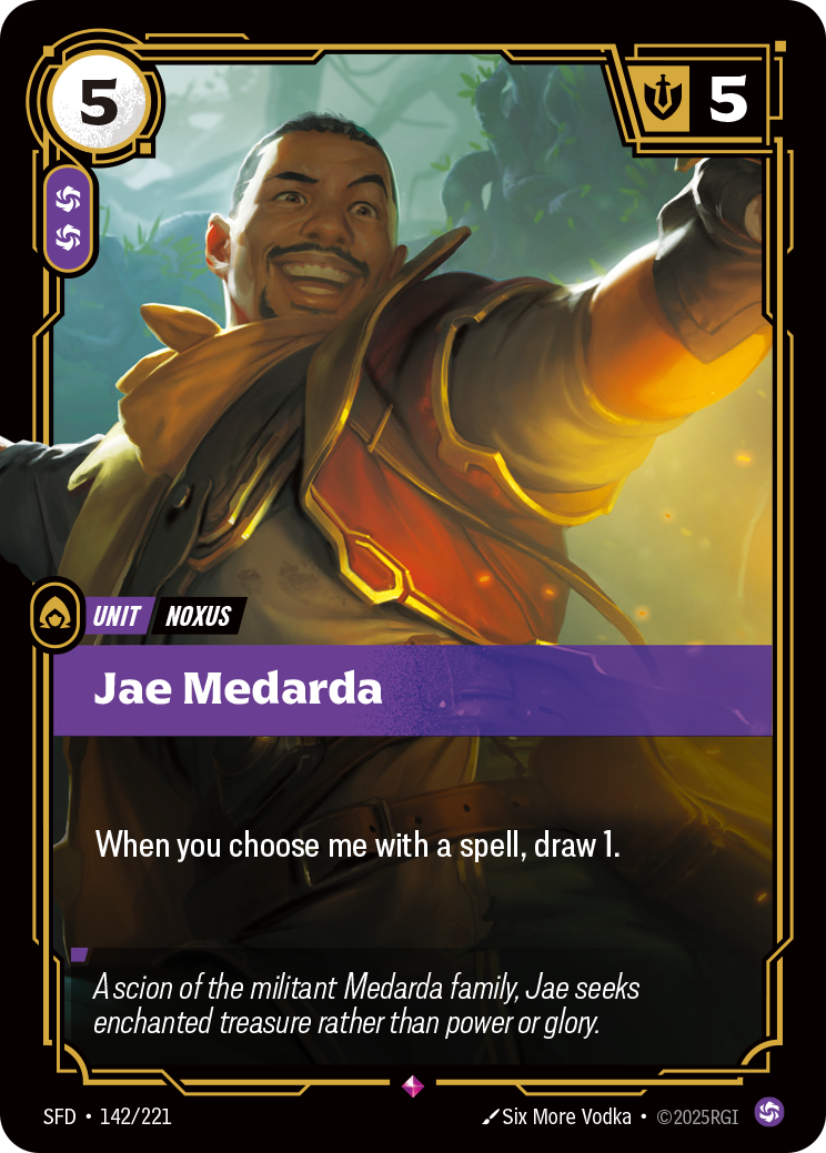 Jae Medarda – SFD-142/221 – Rare